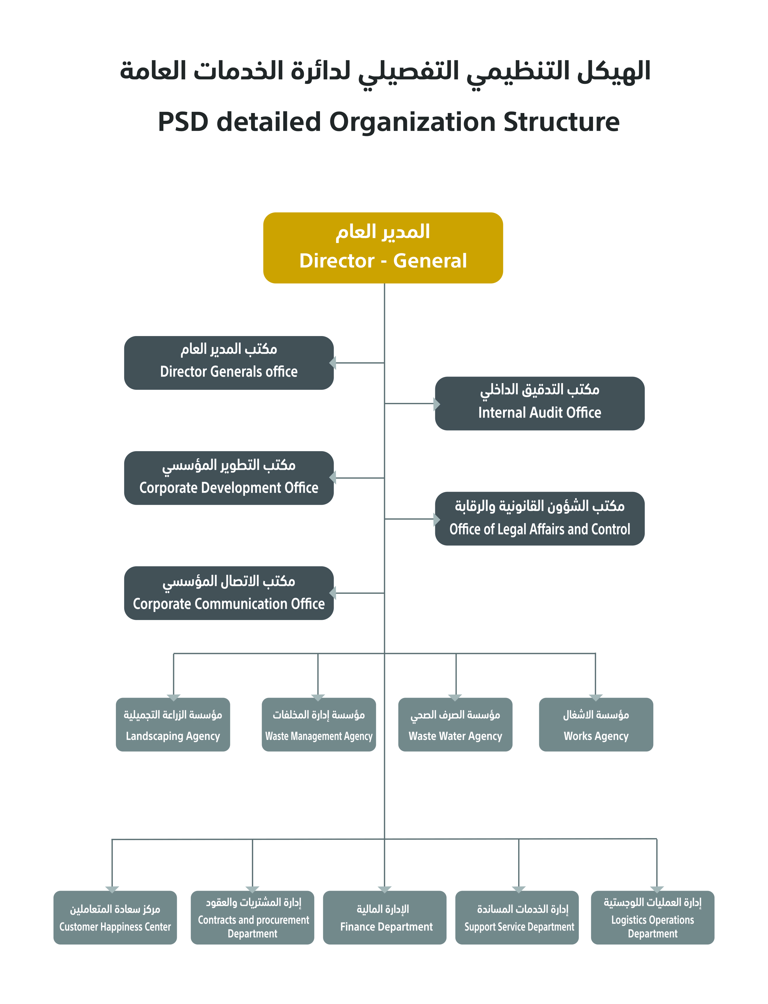 Corporate Finance Department Organizational Chart